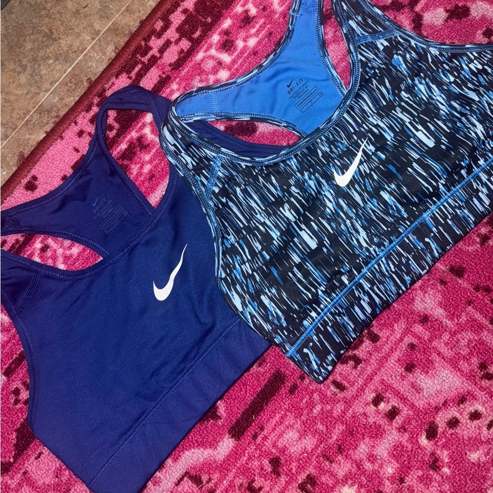 Nike Dri-FIT Blue Sports Bra